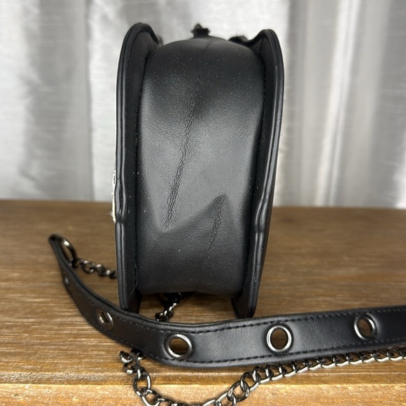 Ghost Face Spirit Crossbody Black Bag Detachable Strap - Picture 4 of 10